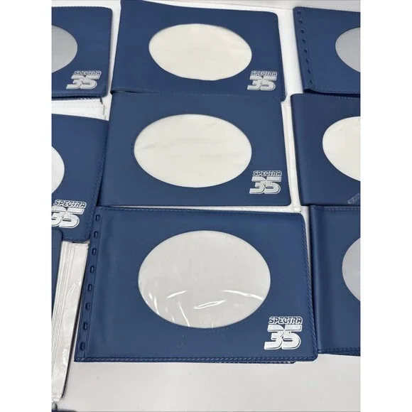 LOT OF 34 Vintage Walmart Spectra 35 Photo Albums Made In USA Mini 4x6 Blue - Picture 10 of 16